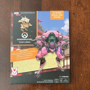 Incredibuilds Overwatch D.Va's Meka 3D Wood Model NWOT